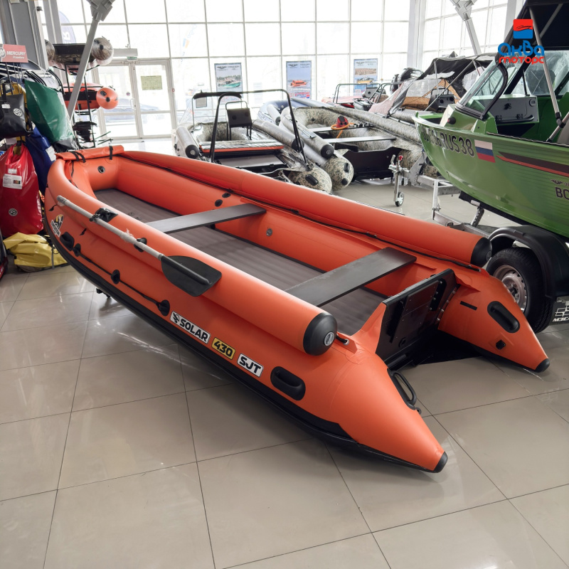 Лодка пвх SOLAR 430 Super Jet Tunnel (expedition)