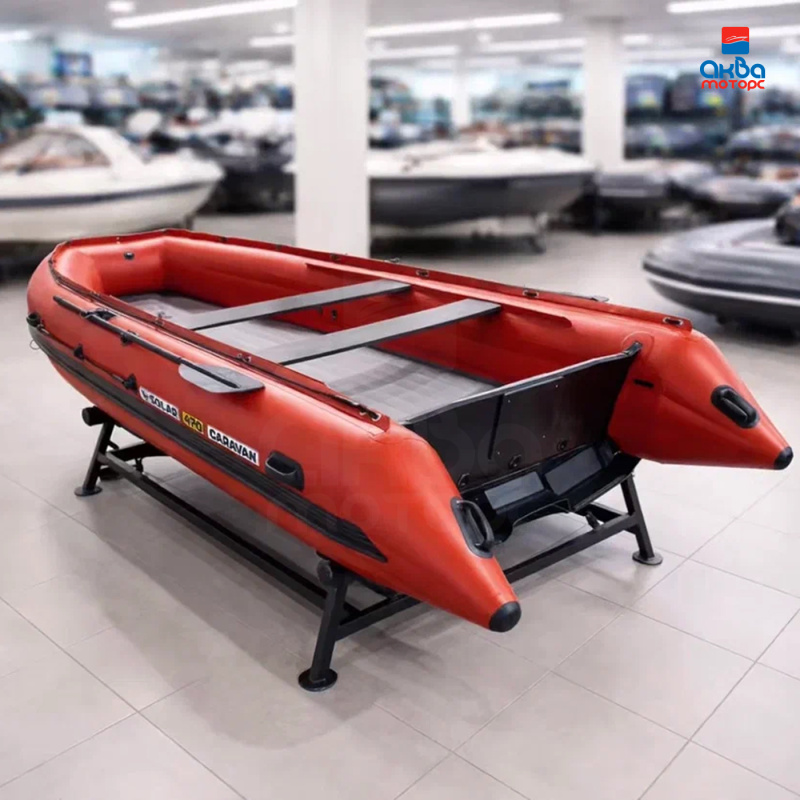 Лодка пвх SOLAR 470 Caravan Super Jet Tunnel