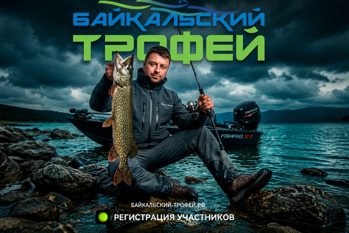 🎣🚤 «Байкальский трофей 2026» 10–12 июля 2026 🎣🚤 «Байкальский трофей 2026» 10–12 июля 2026