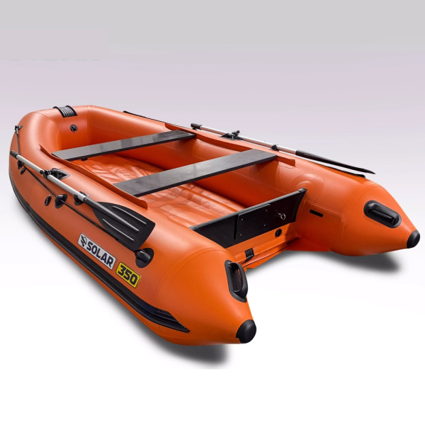 Лодка пвх SOLAR 350 К (оптима), оранжевая