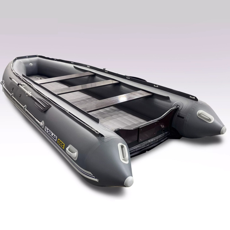 Лодка пвх SOLAR 555 К (максима), серый