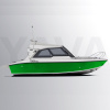 Катер Volzhanka YAVA XL COB, зеленый