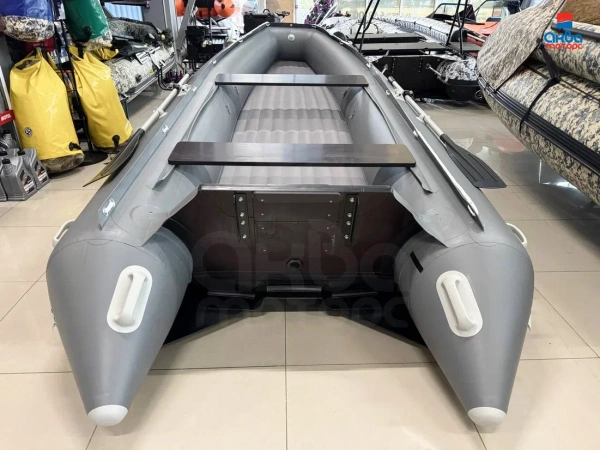 Лодка пвх SOLAR 430 super jet tunnel серый + мотор HIDEA HDJ30FHS (водомет)