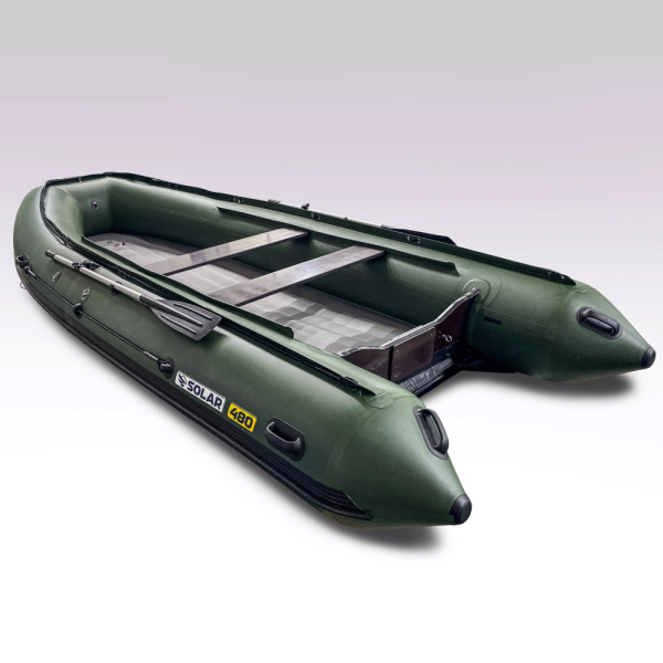 Лодка пвх SOLAR 480 К (максима), зеленый