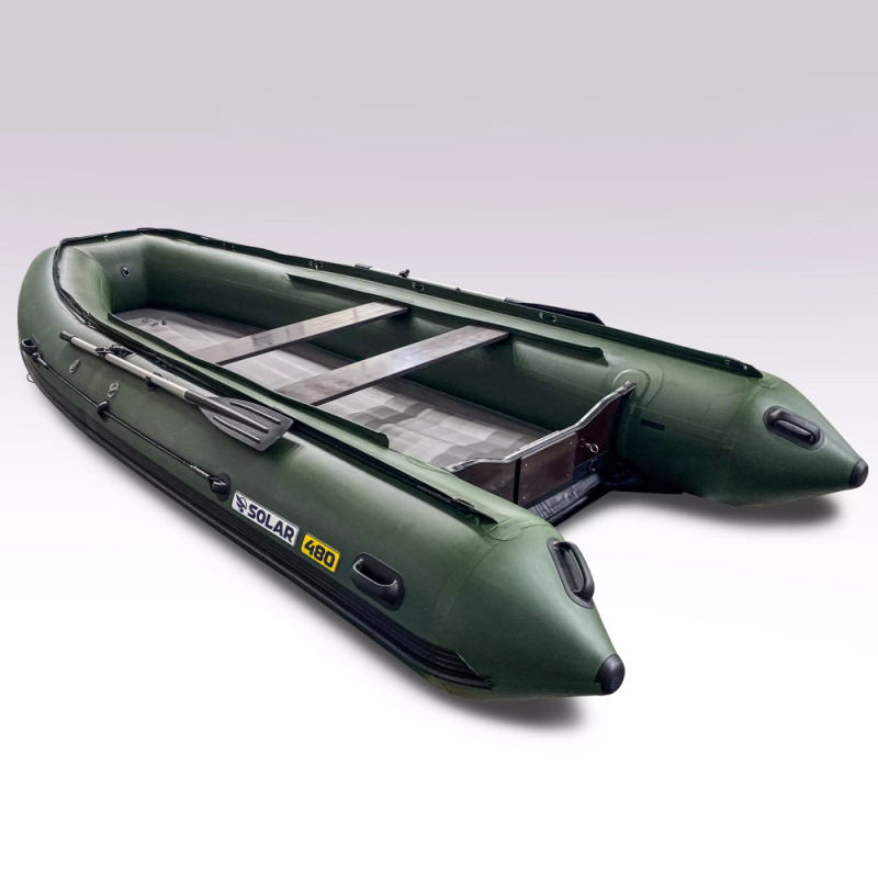 Лодка пвх SOLAR 480 К (максима), зеленый