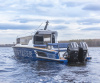Катер VOYAGER 850 Cabin Twin, синий