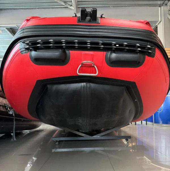 Лодка пвх SOLAR 470 Strela Jet Tunnel с фальшбортом, красный