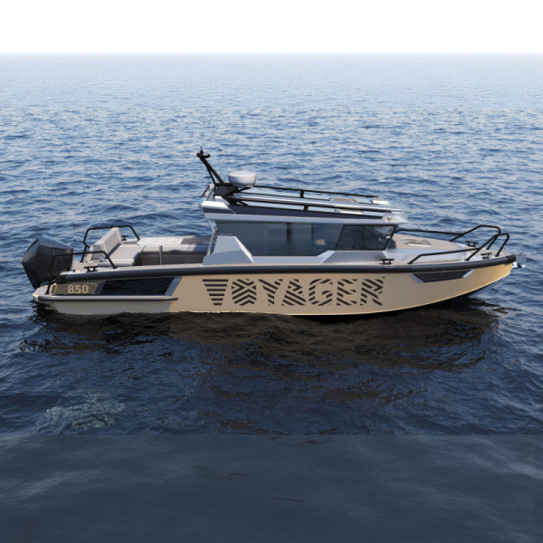 Катер VOYAGER 850 Cabin, бежевый металлик