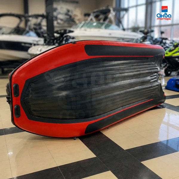 Лодка пвх SOLAR 520 Super Jet Tunnel Expedition, красный