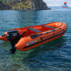Лодка пвх SOLAR 380 К (оптима) оранж + мотор HIDEA HD9.8FHS (водомет)