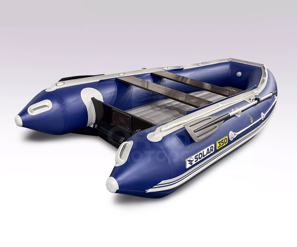Лодка пвх SOLAR 350 К (максима), синяя