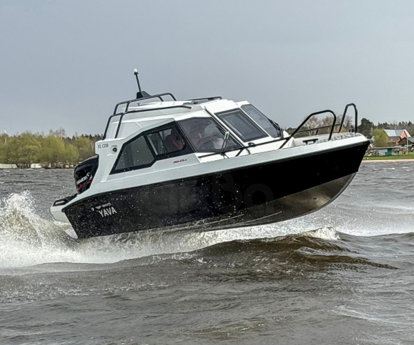 Катер Volzhanka YAVA XL COB, черно-белый