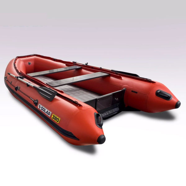 Лодка пвх SOLAR 380 К (максима), красный