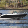 Лодка Volzhanka YAVA L BowRider, черно-белый