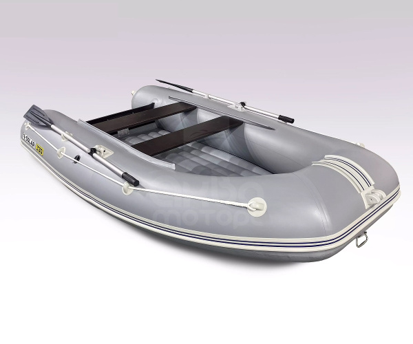 Лодка пвх SOLAR 330 К (оптима), серый