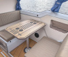 Катер VOYAGER 850 Cabin Twin, синий