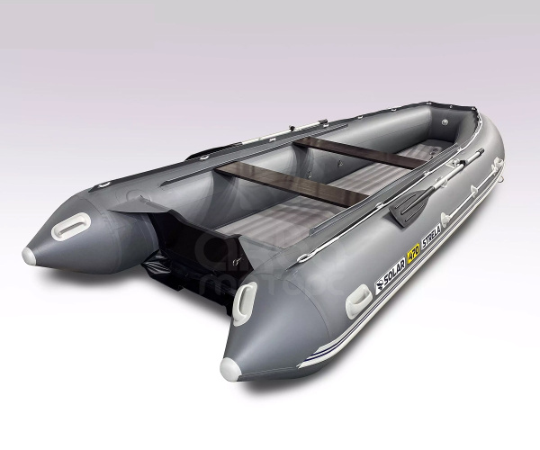 Лодка пвх SOLAR 470 Strela Jet Tunnel, серый