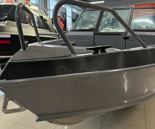 Лодка Volzhanka YAVA XL Fish, серый