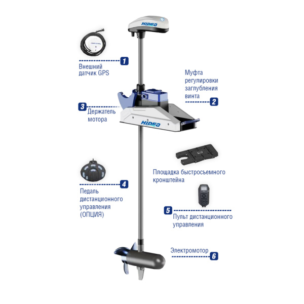 Электромотор Hidea OMS250S 24V 