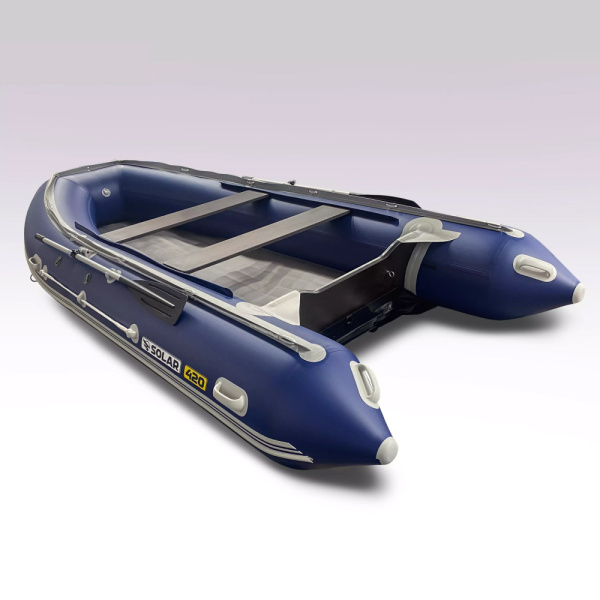 Лодка пвх SOLAR 420 Jet Tunnel, синий