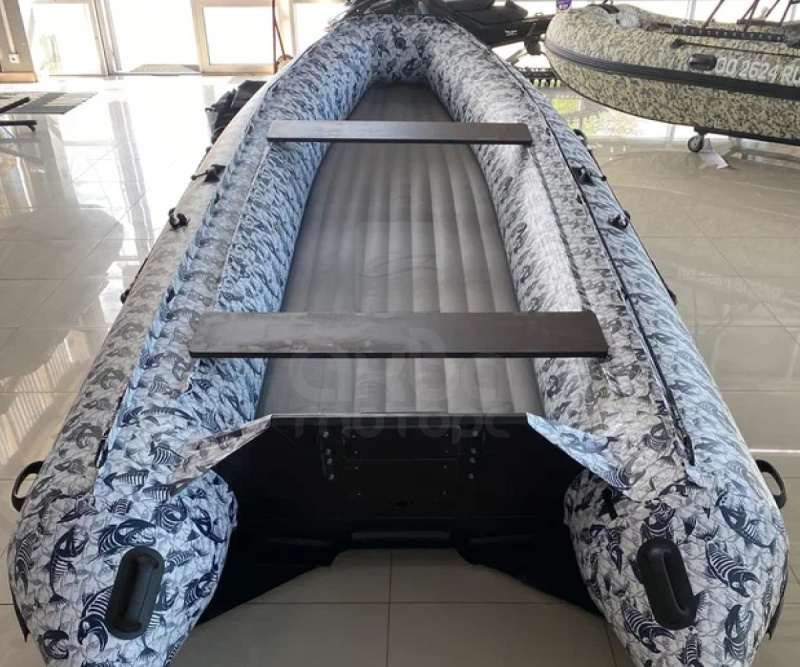 Лодка пвх SOLAR 430 super jet tunnel, рыбка