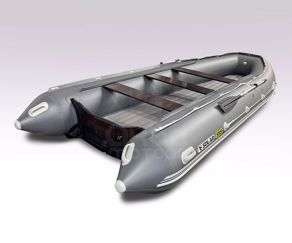 Лодка пвх SOLAR 555 К (максима), серый