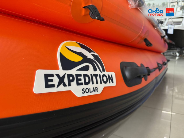 Лодка пвх SOLAR 430 Super Jet Tunnel (expedition), оранжевый
