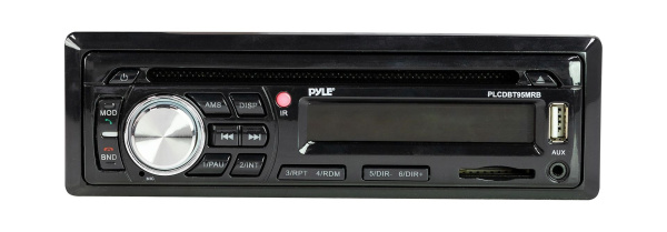 Морская аудиосистема 1DIN PYLE PLCDBT95MRB, комплект