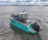 Катер Volzhanka Discovery 650, зеленый