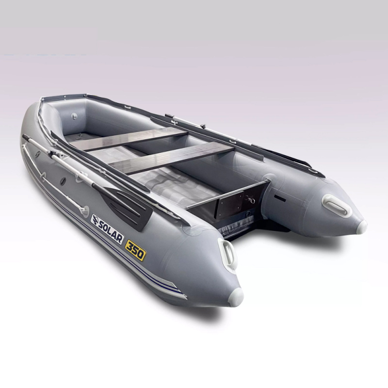 Лодка пвх SOLAR 350 К (максима), серая