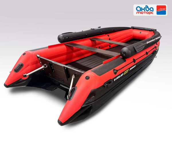 Лодка пвх SOLAR 500 ROSICH Jet Tunnel Expedition, красный