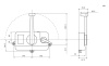 Дистанционное управление левый борт, тянет газ, 5 м. (аналог Yamaha-701)
