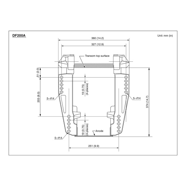 Лодочный мотор SUZUKI DF200ATX