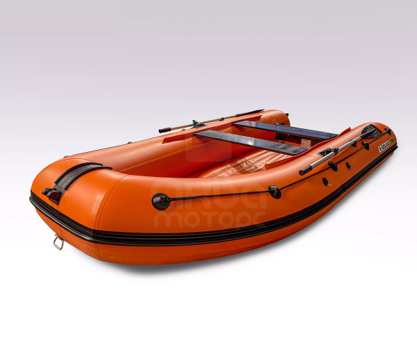 Лодка пвх SOLAR 380 К (оптима) оранж + мотор HIDEA HD9.8FHS (водомет)