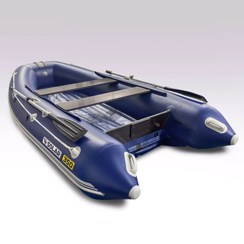 Лодка пвх SOLAR 350 К (оптима), синяя