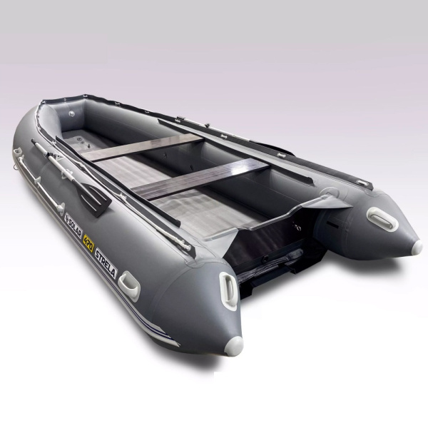 Лодка пвх SOLAR 470 Strela Jet Tunnel, серый