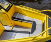 Лодка Volzhanka YAVA XL BowRider, черно-желтый