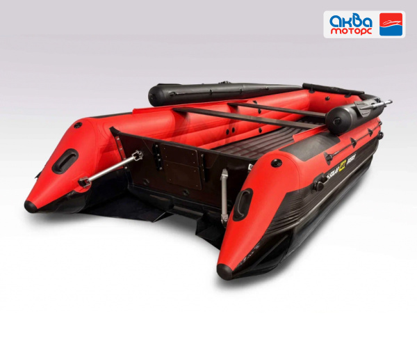 Лодка пвх SOLAR 480 ROSICH Jet Tunnel Expedition, красный
